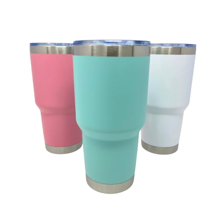 30oz Stainless Steel Powder Coated Tumbler